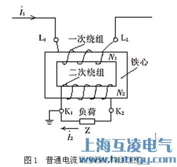 穿心式电流互感器结构原理图 
